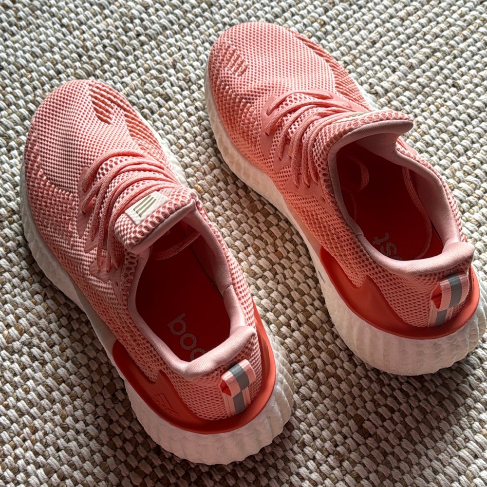 Adidas Alpha Boost light coral sneakers 8 woman